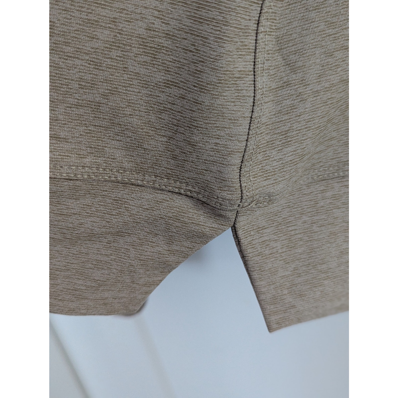 Outdoor Voices Mens Xl Tan Heathered Pullover Hoodie Sweatshirt — image 5 of 8